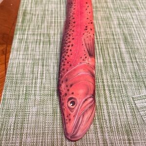 Fish Tie, “Rainbow Trout” by Ralph Marlin. Vintage 1986 GUC